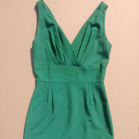 Stop Staring! emerald green sleeveless sheath dress marked XL fits like M. - Picture 4 of 14